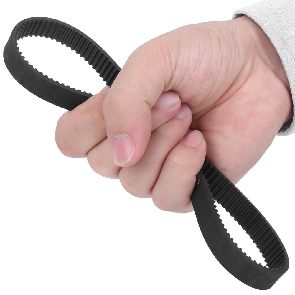 Rubber Driving Belt Bands Accessory 3 m‑420 for Electromobile Scooter Electric Bike Black