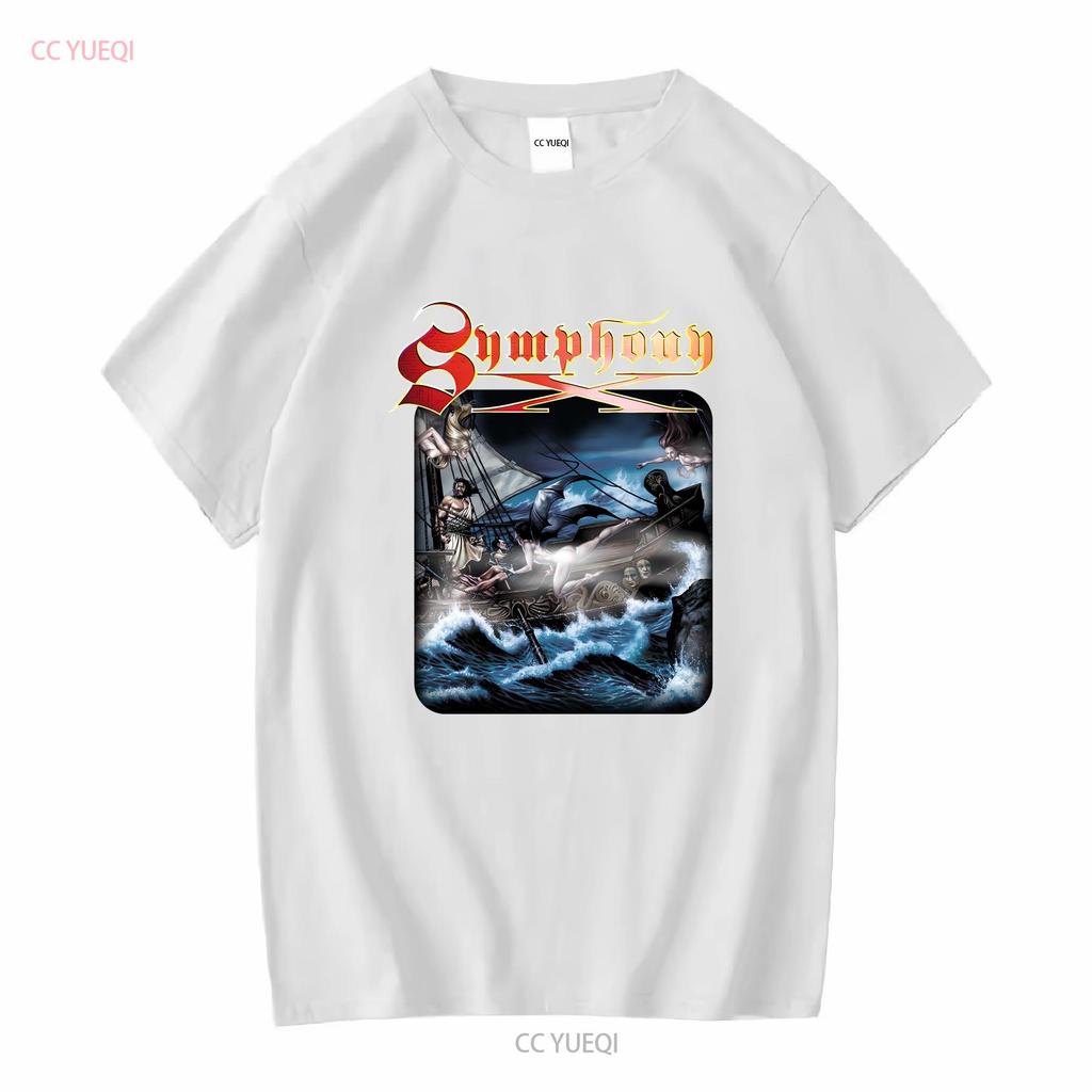 Vintage 2005 Symphony X T Shirt Large Gigantour Vintage Washed Unisex Fashion Streetwear Homme Versatile Casual Stretched