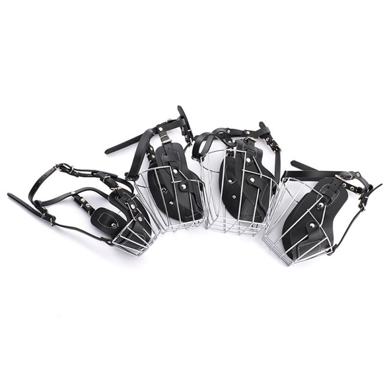 Maulkorb für Haustiere, verstellbar, Anti-Biss, Anti-Bellen, Mundmaske, Schutzhülle für kleine, mittelgroße und große Hunde