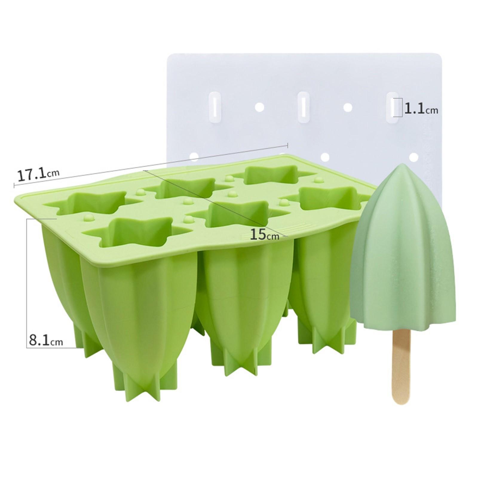 

Формы для мороженого, 6 шт. Силиконовые формы для изготовления мороженого Пищевые формы для льда One Size