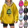 Women's Fashion Casual Christmas Angel Print Pullover Long-Sleeve Sweatshirt