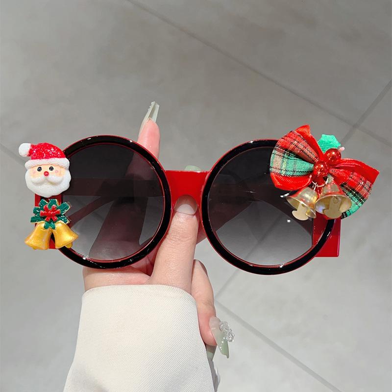 Oversized Round Merry Christmas Luxury Brand Designer Sunglasses Women For Men Vintage Popular Party Decorate Punk Sun Glasses