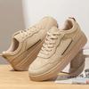 New men's low-top board shoes fashionable versatile platform casual shoes retro trend travel shoes