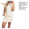 Women's Short Sleeve T-shirt Dress Casual Crew Neck Short Dress with Pockets Summer Mini Shift Dress