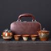 Jingmingli Portable Imitation Wood Fired Tea Set