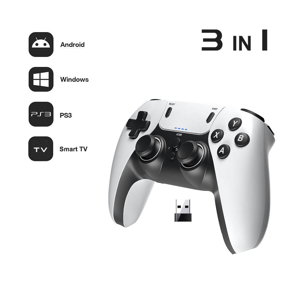 079D Wireless 2.4G Gamepad - 3-in-1 XINPUT for PC, TV, Mobile & Cloud Gaming