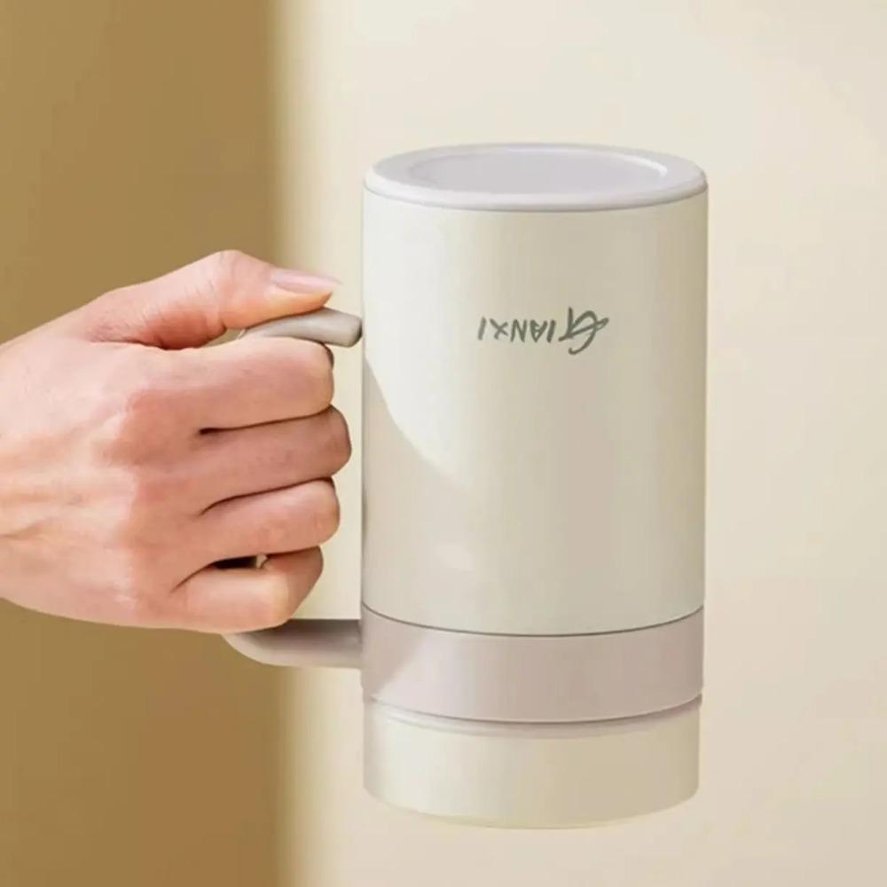 GIANXI Damen Einfarbig Prägnant Großkalibrige Thermoskanne Winter Großvolumige Wasserbecher Tee-Wasser-Trennung Tragegriff Becher