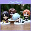 Gintama Sitting Style Pvc Action Figure For Desk And Car Decor