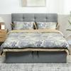 5ft King Ottoman Bed with Gas Lift Storage - Grey