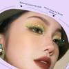 Green Color Shiny Lashes 11-13mm Glitter Eyelash Hot Colorful False Eyelashes  for Cosplay Party