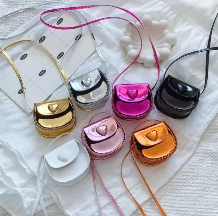Small Shoulder Bag Cute Coin Key Earphone Case 2026 Summer New Mirror Lipstick Purse Mini Pu Crossbody Bag for Girls Kids