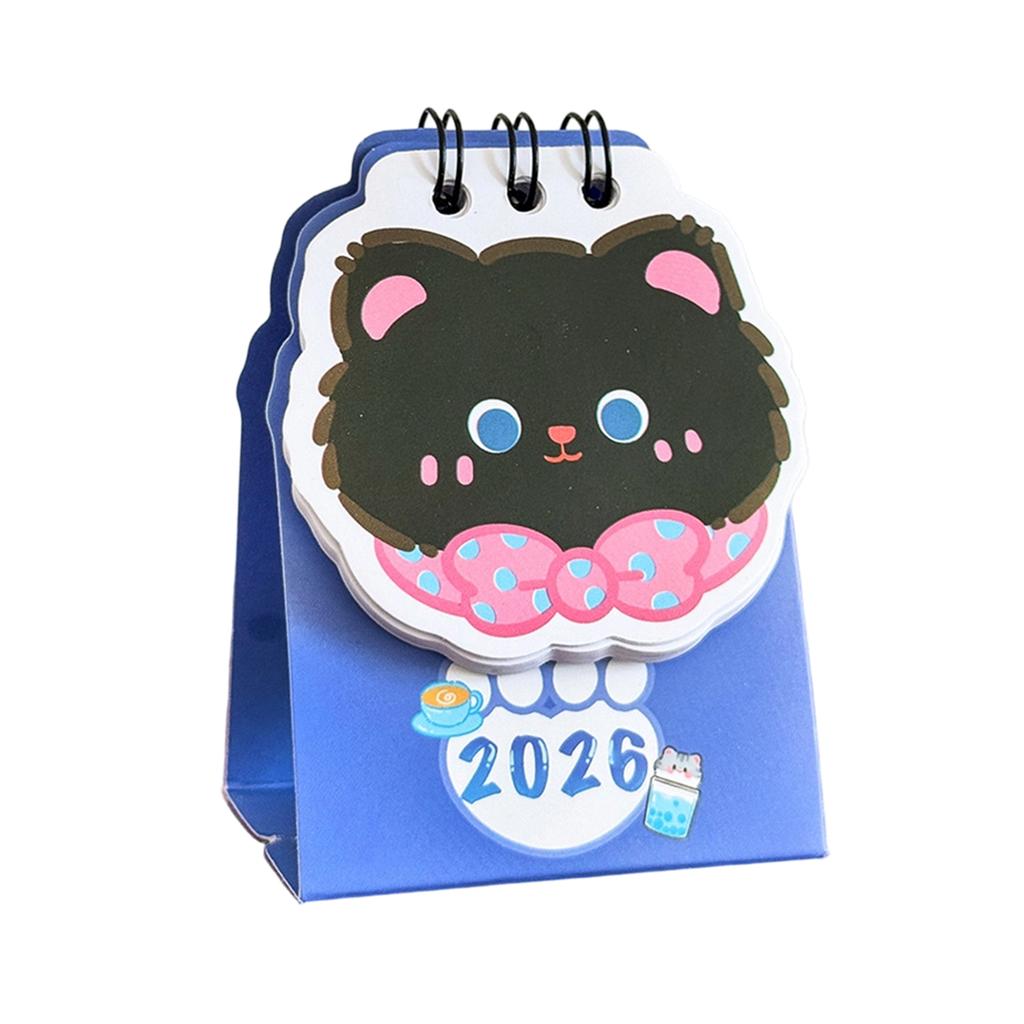 2026 Desk Calendar, Cute Shaped Desktop Calendar, Compact Decorative Calendar For Home Desk