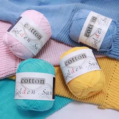 1 Roll 50g Woolen Yarn Bright Colors Washable Braiding Baby Beanies Sweater Clothes Hand Weaving Thread for Sewing Shop