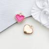 1pcs Rose Red Oil Drop Pendant Through The Alloy Earrings Diy Handmade Homemade Accessories Materials Multiple Styles