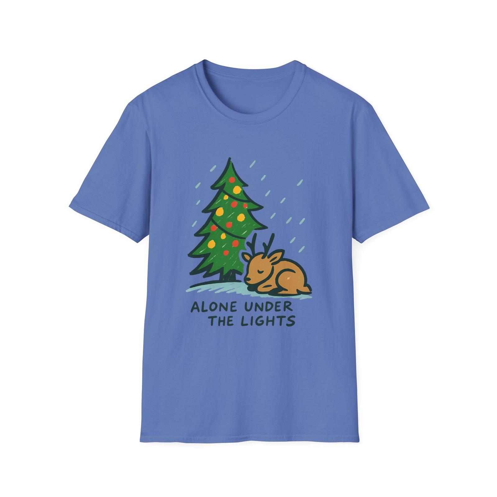 Unisex Softstyle T-Shirt Mens Womens Tees Top Baby Reindeer Christmas Tree Arctic Snow Winter Graphic XL