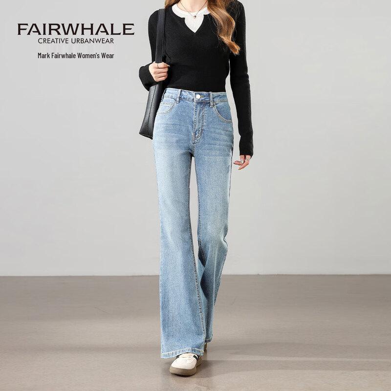 Mark Fairwhale Retro Washed High-Waist Flared Jeans