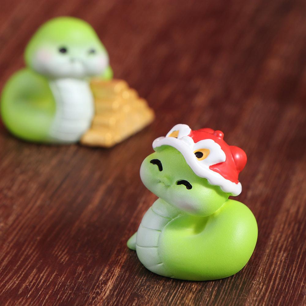 Cute New Year Snake Figurine Zodiac Snake 2025 Snake Year Mascot  New Year Decoration Gifts