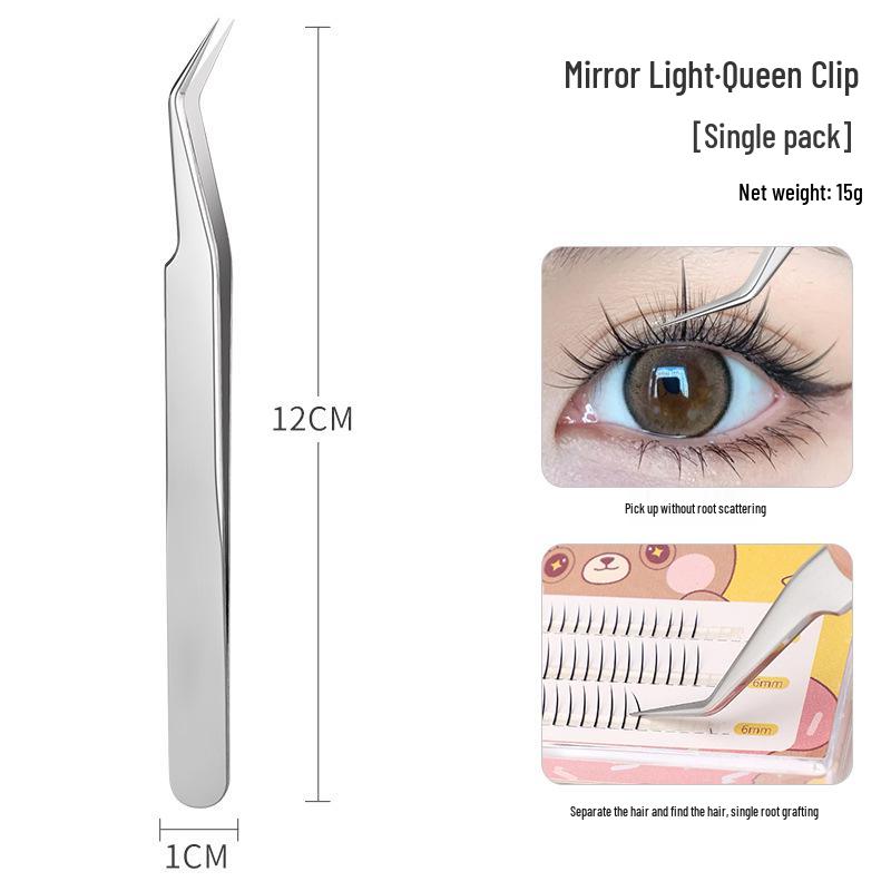 Goldfeder Falsche Wimpern Pinzetten Set - Grafting & Curling Beauty Tools