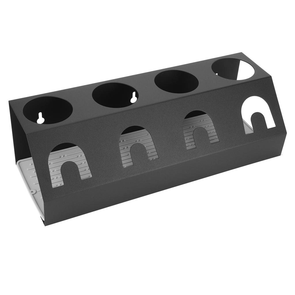 Universal 4 Löcher Soda Flasche Ablauf Trocknen Rack Abtropfgestell Halter mit Pad für Sodastream