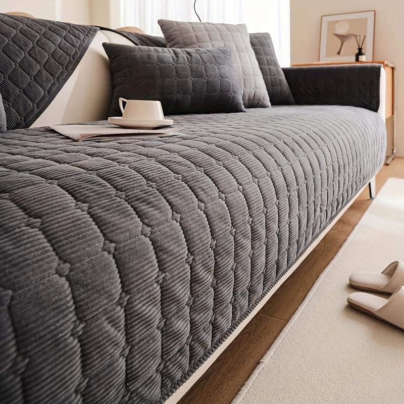 Thicken Plush Sofa Cover European Universal Sofa Towel Cover Slip Resistant Couch Cover Sofa Towel for Living Room Decor