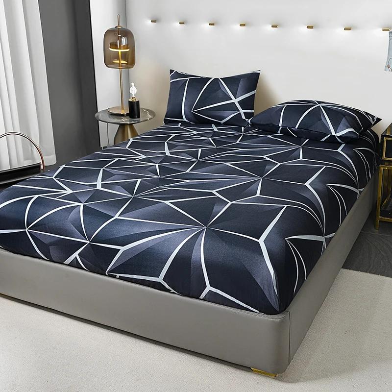 Leopard Wild Print Microfiber Bed Fitted Sheet- Comfort, Hypoallergenic, TwinFullQueenKing Size, Add A Bold Statement
