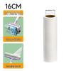 Long Handle Lint Roller with Large Sticky Brush for Bed, Floor, and Hair Cleanup - Tear-Off Paper Replacement Included.