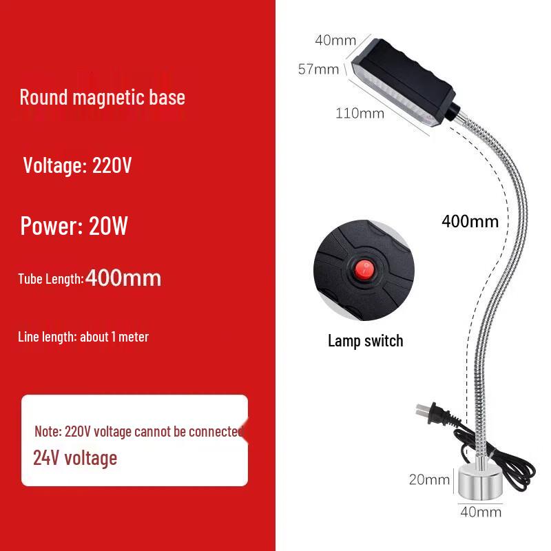 CNC Machine Tool Work Light with Magnetic Base