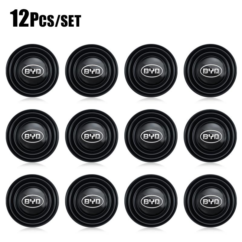 4Pcs Car Door Anti-shock Pad Anti-noise Buffer Gasket Auto Interior For BYD Qing E6 Tang Plus Song Max Yuan I3 S7 G3 M6 Ea1 Dmi