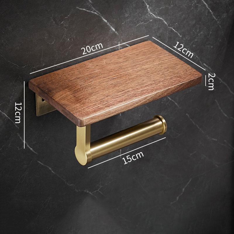 

Деревянный держатель для туалетной бумаги, матовое золото, настенный держатель для бумажных полотенец, коробка для салфеток, корзина для салфеток