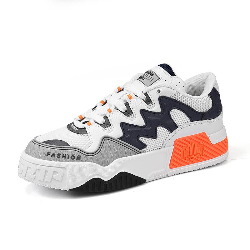 Neue Mode Board Schuhe Fashion Week weiße Farbabstimmung Trend Herrenschuhe Retro vielseitige lässige Sportschuhe Herbst trendige Schuhe