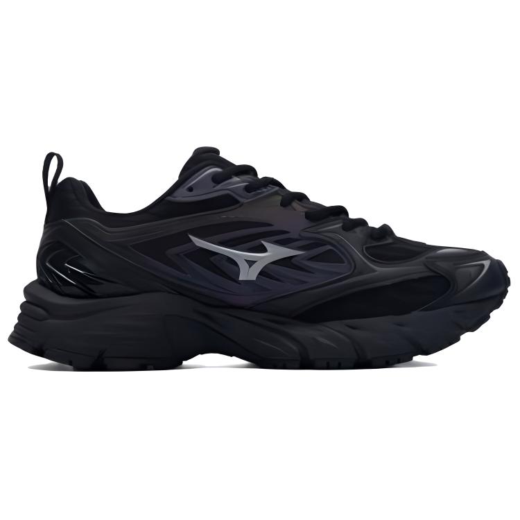 Mizuno Fiyi V2 Fabric Synthetic Leather Trendy Casual Wear Durable Breathable Low-Top Dad Shoes Unisex Sneakers Black D1GH241502