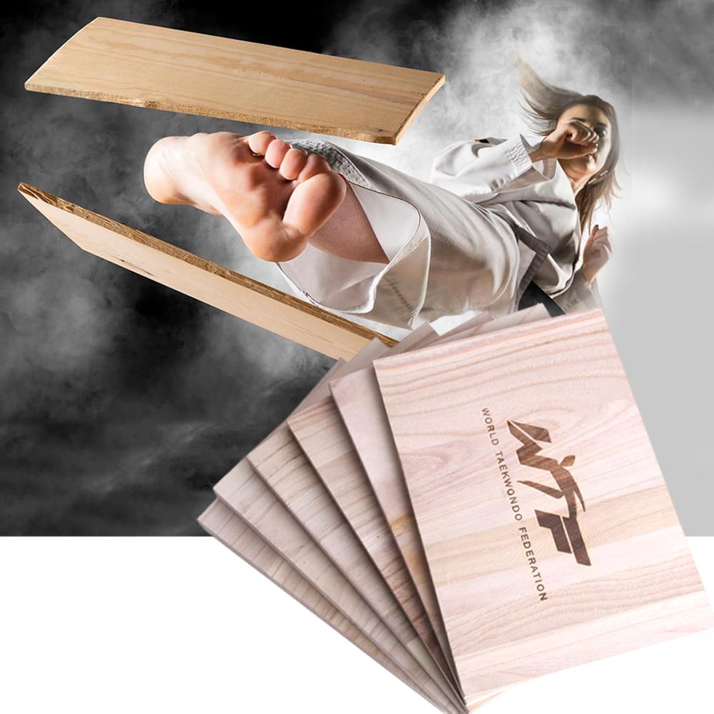 10 Pcs Taekwondo Breaking Board Taekwondo Training Accessory Wooden Taekwondo Punching Boards for Karate Taekwondo Martial Arts