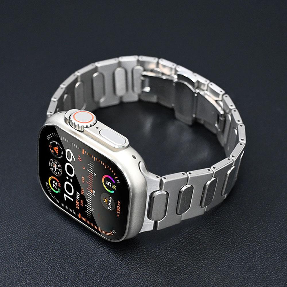 Titanium strap for Apple Watch Ultra 49mm 46 44mm 45mm ultra 2 band business bracelet for iWatch Series 10 9 8 7 se 6 5 4 correa