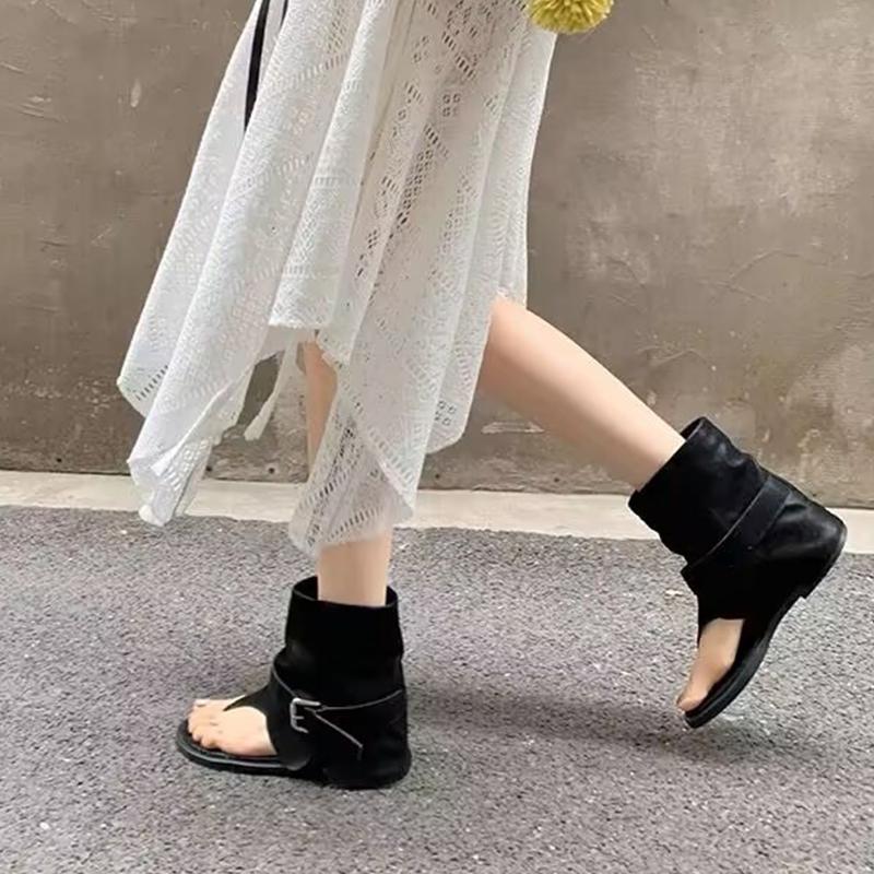Fashion Flats Clip Toe Women Sandals Fashion Dress Cozy Shoes Designer Casual Shoes Summer Woman Slippers 2025 New Trend Lady Chaussures