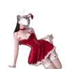 Sexy lingerie Christmas robe sexy bunny girl pure desire hot girl bow strap splicing atmospheric skirt