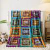 Jungle Safari Animal Patchwork Blanket bedroom Blanket for Livingroom Couch lunch break Soft throw for Friend's festival Gift