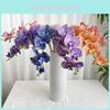 French Phalaenopsis 3d Artificial Flowers For Wedding Decor Home Display Hotel