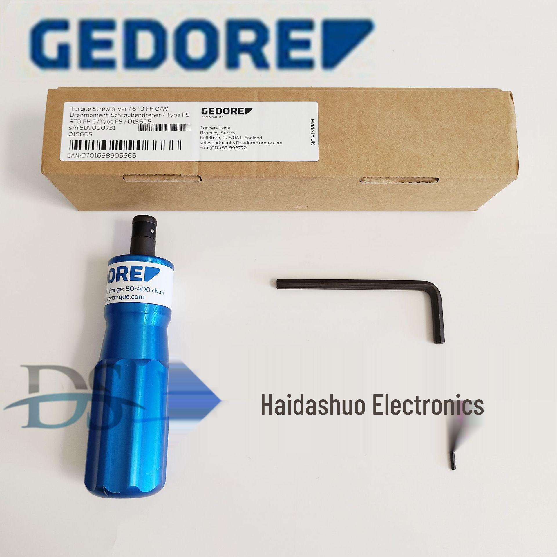 GEDORE TLS Preset Torque Screwdriver, Unidirectional, 50-400 cN.m 015605