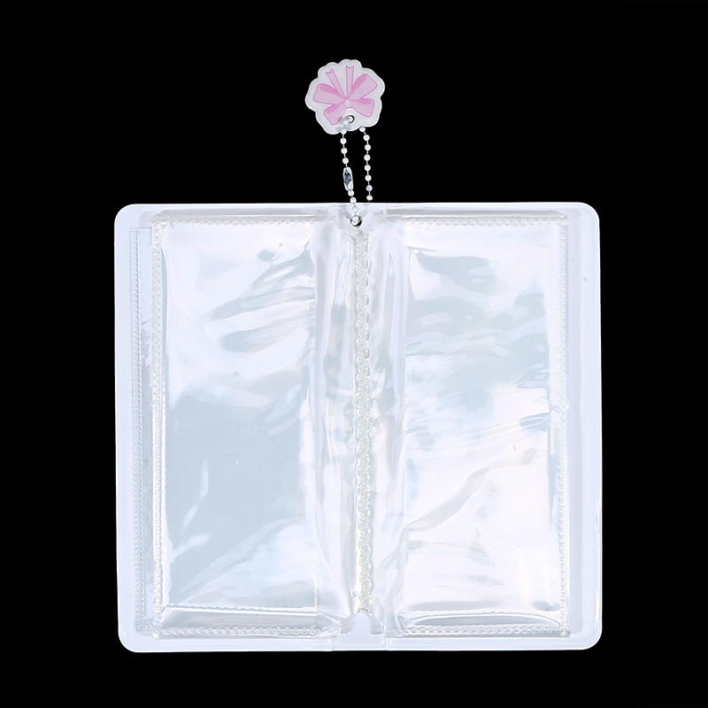 Elegant Photocard Binder Card Album With 4 Compartments Bowknot Pocket Small Cute Photo Album For Fans Boys Girls For Collecting And Organizing Cards