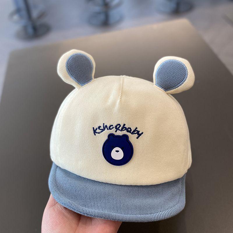 

Baby Boy Duckbill Hat With Sun Protection For Spring Autumn Infants And Toddlers синий