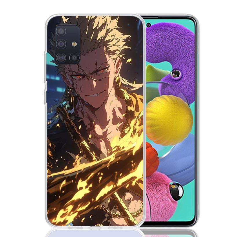 Fate Zero Stay Night Gilgamesh Phone Case For Samsung Galaxy A52 A32 A22 A12 A02S A50S A30S A51 A31 AA71 Note 20 Ultra 10 S10 Pl