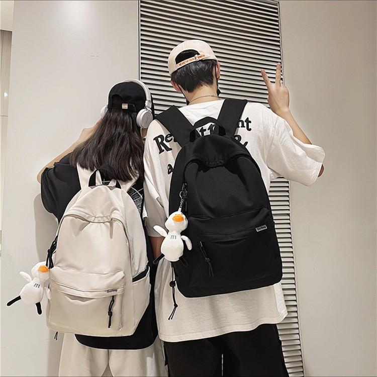 Schoolbag Backpack Men's Large Capacity Travel Backpack Women's Casual Japanese Boys Junior High School High School Student School Bag Men