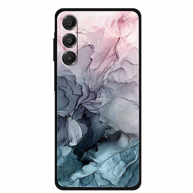 For Samsung Galaxy A14 A15 A16 5G Case Marble Soft TPU Phone Back Cover For Samsung A14 A15 4G Shockproof Silicone Painted Coque