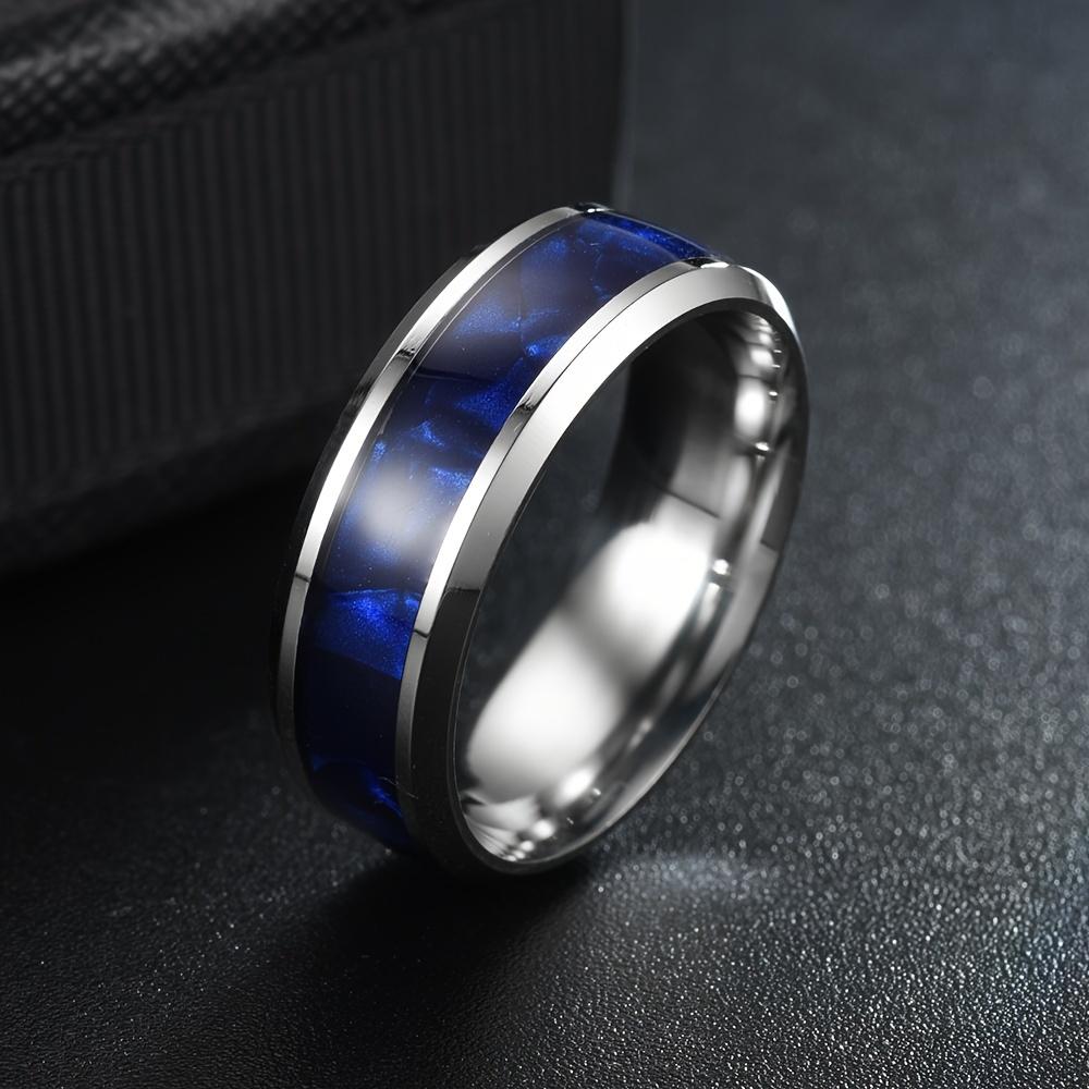 Elegant Unisex Shell Stainless Steel Ring: Durable  Statement, Perfect Gift for All Occasions