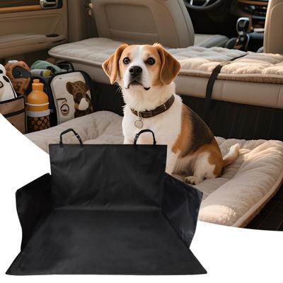 Backseat Pet Bed Mat Lightweight Dog Seat Protector Non-Slip Dustproof Pad Protector With Storage For Truck Provide Comfort