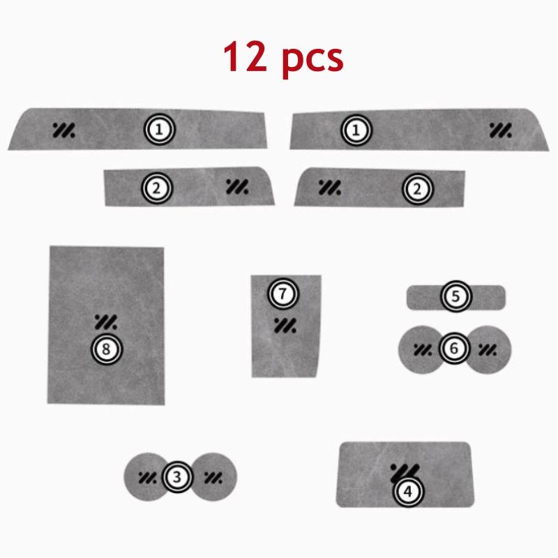 Leather Interior Gate Slot Pad Anti-Slip Mat Protective Pad For IM Motor LS7 Accessories