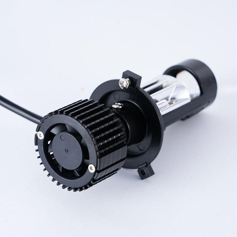 Y10Pro Lens H4 H7 Double Light Super Bright Mini Fish Eye Condenser Motorcycle Car Led High Beam Universal Headlight