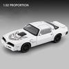 NEU 1/32 Pontiac Firebird Legierung Muscle Car Modell Sound und Licht Rückzug Kinder Spielzeug Sammlerstücke Geburtstagsgeschenk