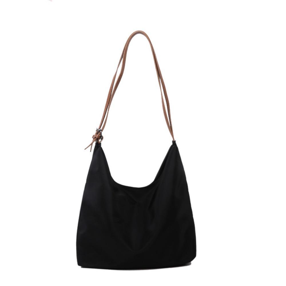 

Pillow Bag Pillow Shoulder Bag Solid Color Tote Bag Fashion PU Dumpling Bag Girls/Female чёрный