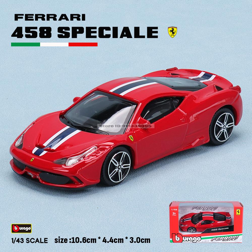Bburago 1:43 Multiple styles Ferrari Purosangue sp2 488GTB 250GTO SF90 ROMA alloy luxury car die-casting car model toy gift